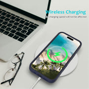 For iPhone 16 Plus Solid Color Silicone Phone Case(Midnight Blue)