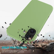 For iPhone 16 Solid Color Silicone Phone Case(Mint Green)