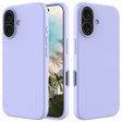 For iPhone 16 Solid Color Silicone Phone Case(Purple) - More iPhone Cases by PMC TechLife | Online Shopping South Africa | PMC TechLife | Buy Now Pay Later Mobicred