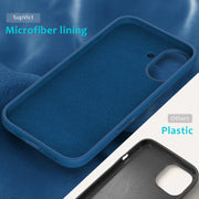For iPhone 16 Solid Color Silicone Phone Case(Cobalt Blue)