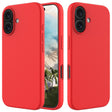 For iPhone 16 Solid Color Silicone Phone Case(Red) - More iPhone Cases by PMC TechLife | Online Shopping South Africa | PMC TechLife | Buy Now Pay Later Mobicred