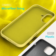 For iPhone 16 Solid Color Silicone Phone Case(Lemon Yellow)