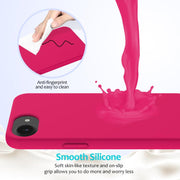 For iPhone 16e Solid Color Silicone Phone Case(Rose Red)