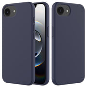 For iPhone 16e Solid Color Silicone Phone Case(Midnight Blue)