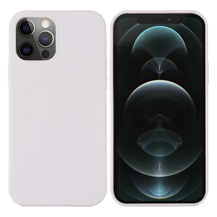 For iPhone 15 Pro Max Shockproof Silicone Magsafe Phone Case(White)