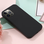 For iPhone 15 Pro Shockproof Silicone Magsafe Phone Case(Black)