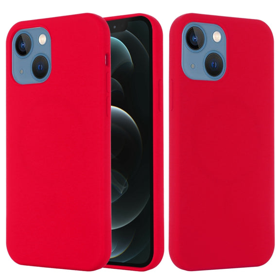 For iPhone 15 Plus Shockproof Silicone Magsafe Phone Case(Red)
