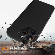 For iPhone 16 Pro Shockproof Silicone Magsafe Phone Case(Black)