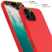 For iPhone 16 Pro Shockproof Silicone Magsafe Phone Case(Red)