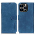 For iPhone 16 Pro KHAZNEH Retro Texture Leather Phone Case(Blue) - iPhone 16 Pro Cases by PMC TechLife | Online Shopping South Africa | PMC TechLife | Buy Now Pay Later Mobicred