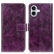 For iPhone 16 Plus Retro Crazy Horse Texture Horizontal Flip Leather Phone Case(Purple) - iPhone 16 Plus Cases by PMC TechLife | Online Shopping South Africa | PMC TechLife | Buy Now Pay Later Mobicred