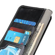 For iPhone 16 Pro Max Retro Crazy Horse Texture Horizontal Flip Leather Phone Case(Black)