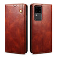 For vivo S18 Pro Oil Wax Crazy Horse Texture Leather Phone Case(Brown) - free shipping - PMC TechLife - Order now!