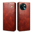 For vivo Y38 5G Global Oil Wax Crazy Horse Texture Leather Phone Case(Brown) - free shipping - PMC TechLife - Order now!