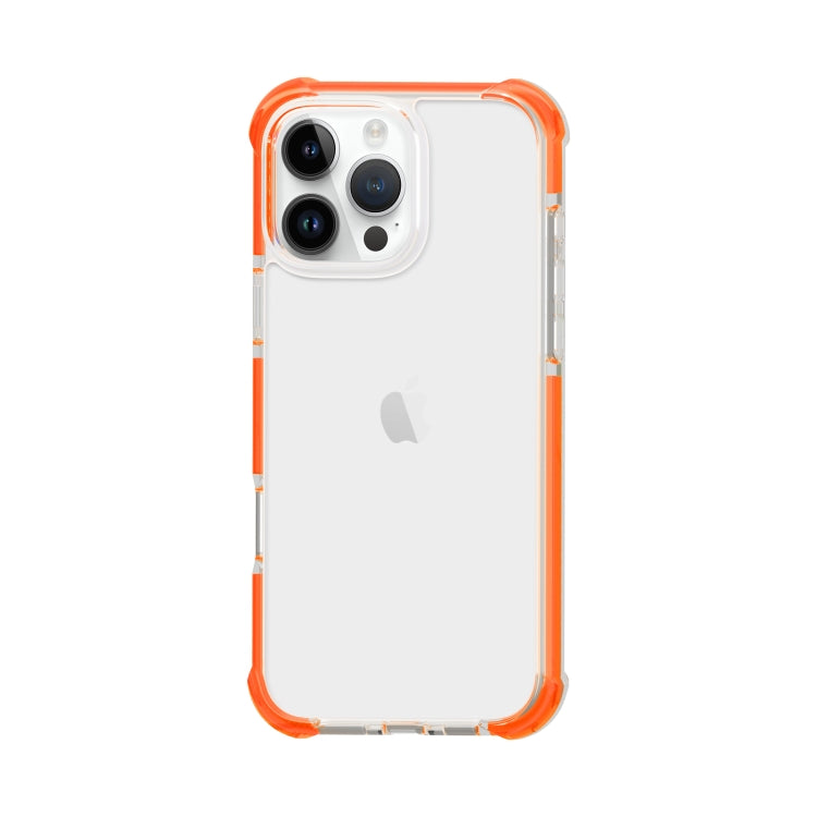 For iPhone 16 Pro Max Four-corner Shockproof TPU + Acrylic Phone Case(Orange)