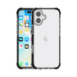 For iPhone 16 Plus Four-corner Shockproof TPU + Acrylic Phone Case(Black) - iPhone 16 Plus Cases by PMC TechLife | Online Shopping South Africa | PMC TechLife | Buy Now Pay Later Mobicred