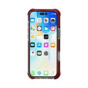 For iPhone 16 Four-corner Shockproof TPU + Acrylic Phone Case(Brown)