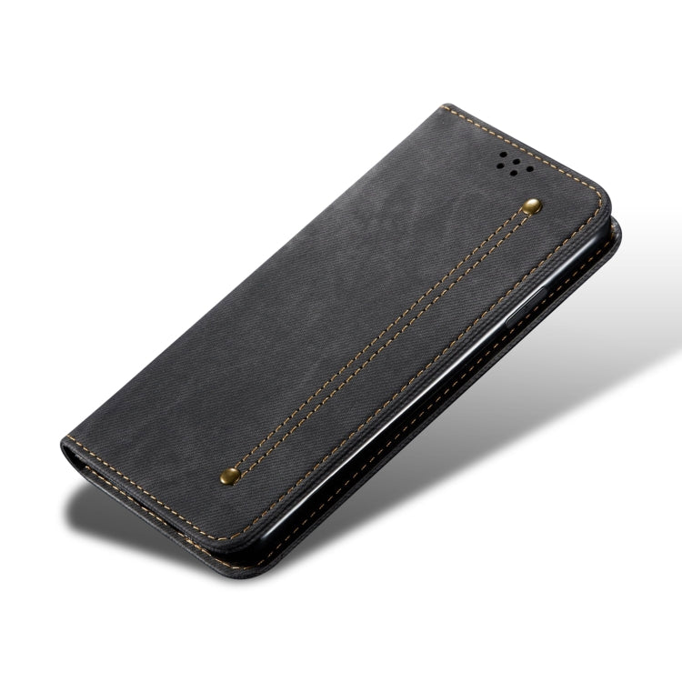 For Honor 90 Denim Texture Flip Leather Phone Case(Black)