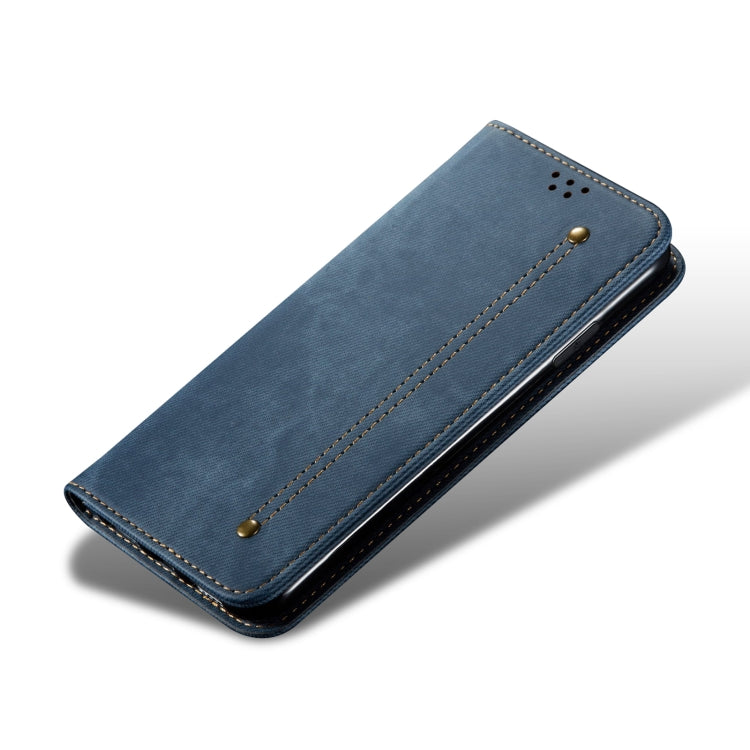 For Honor 90 Denim Texture Flip Leather Phone Case(Blue)