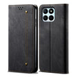 For Honor X6A Denim Texture Flip Leather Phone Case(Black) - Honor Cases by PMC TechLife | Online Shopping South Africa | PMC TechLife | Buy Now Pay Later Mobicred