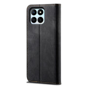 For Honor X6A Denim Texture Flip Leather Phone Case(Black)