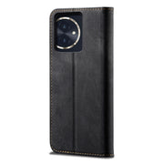 For Honor 100 Denim Texture Flip Leather Phone Case(Black)