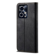 For Honor 90 GT Denim Texture Flip Leather Phone Case(Black)