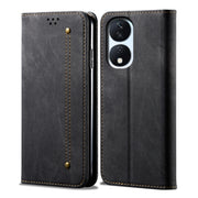 For Honor Play 8T 5G / X7b Denim Texture Flip Leather Phone Case(Black)