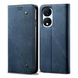 For Honor Play 8T 5G / X7b Denim Texture Flip Leather Phone Case(Blue) - Honor Cases by PMC TechLife | Online Shopping South Africa | PMC TechLife | Buy Now Pay Later Mobicred