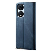For Honor Play 8T 5G / X7b Denim Texture Flip Leather Phone Case(Blue)