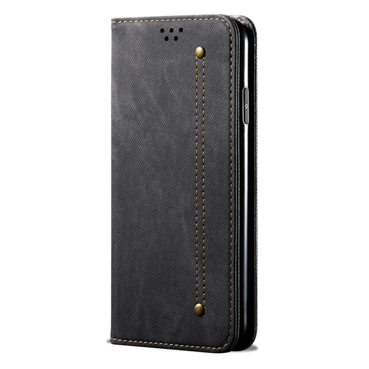 For Honor Magic6 Lite / X9b 5G Denim Texture Flip Leather Phone Case(Black)