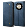 For Honor Magic6 Lite / X9b 5G Denim Texture Flip Leather Phone Case(Blue) - Honor Cases by PMC TechLife | Online Shopping South Africa | PMC TechLife | Buy Now Pay Later Mobicred