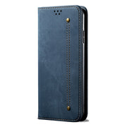 For Honor Magic6 Lite / X9b 5G Denim Texture Flip Leather Phone Case(Blue)