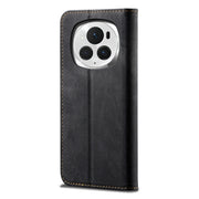 For Honor Magic6 Denim Texture Flip Leather Phone Case(Black)
