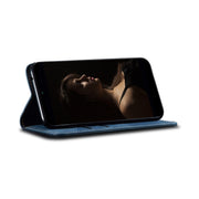 For Honor Magic6 Denim Texture Flip Leather Phone Case(Blue)