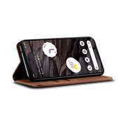 For Honor 200 Lite Global Denim Texture Flip Leather Phone Case(Brown)