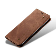 For Honor 200 Lite Global Denim Texture Flip Leather Phone Case(Brown)
