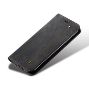 For Honor 200 Lite Global Denim Texture Flip Leather Phone Case(Black)