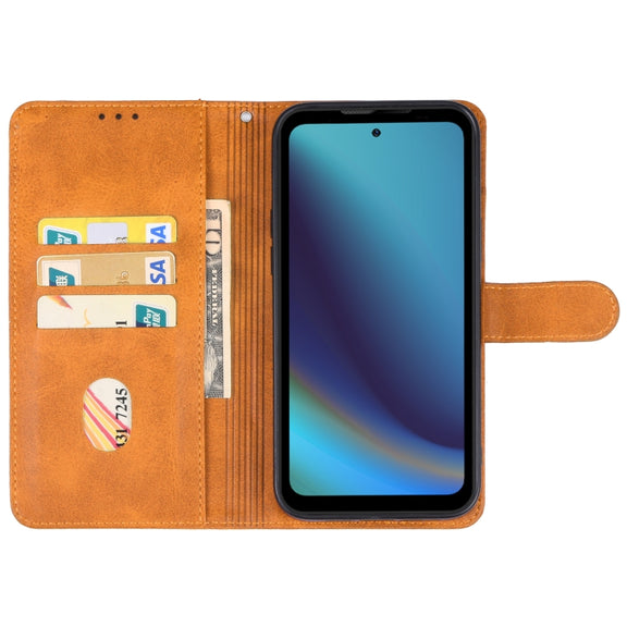 For DOOGEE V20 Pro Leather Phone Case(Brown)