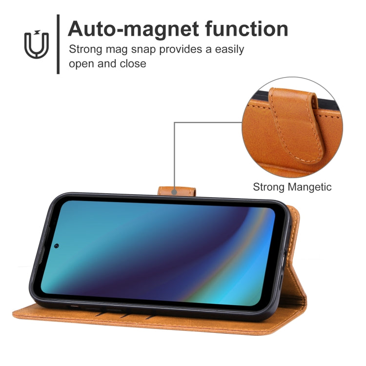 For DOOGEE V20 Pro Leather Phone Case(Brown)