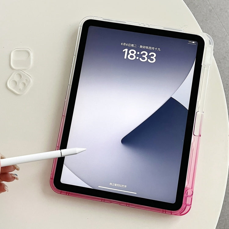 For iPad Air 11 2025 / 2024 Gradient Diamond Plaid TPU Tablet Case(Gradient Pink)