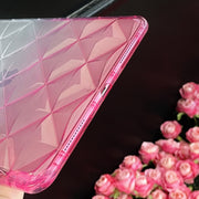 For iPad Air 11 2025 / 2024 Gradient Diamond Plaid TPU Tablet Case(Gradient Pink)