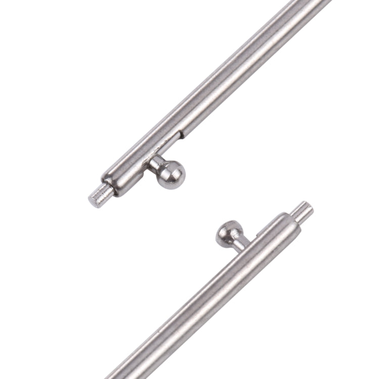 20mm 100pcs Stainless Steel Watch Band Connector, Outside Diameter:1.8mm