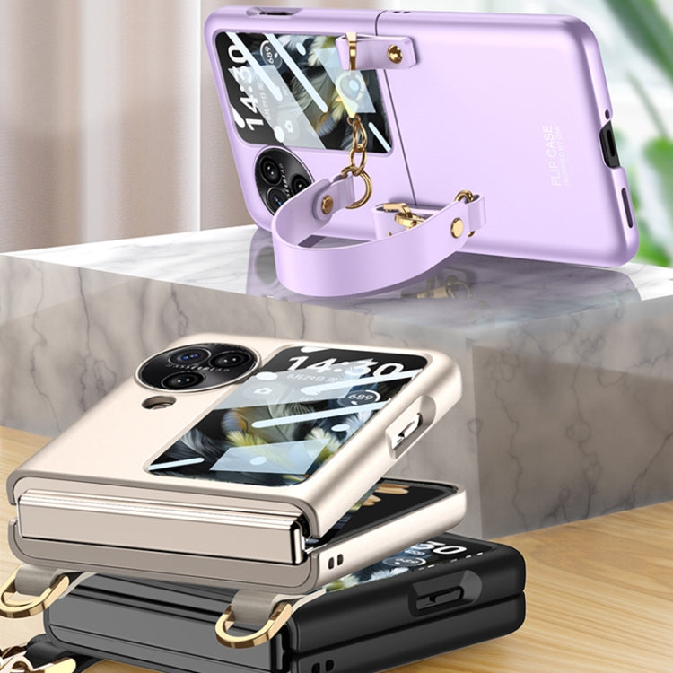 For OPPO Find N3 Flip GKK Integrated Ultra-thin Handbag Phone Case(Black)
