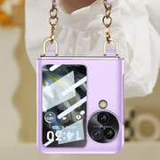 For OPPO Find N3 Flip GKK Integrated Ultra-thin Handbag Phone Case(Gold)