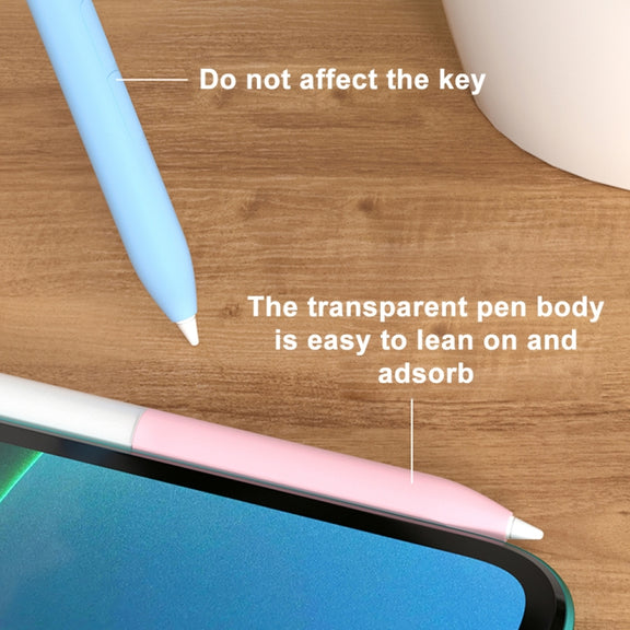 For Xiaomi Stylus Pen 2 Jelly Style Translucent Silicone Protective Pen Case(Grey)
