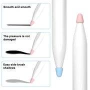 For Xiaomi Stylus Pen 2 8pcs / Set Silicone Wear-resistant Stylus Nib Cover(White)