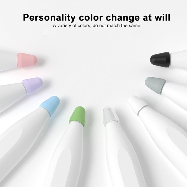 For Xiaomi Stylus Pen 2 8pcs / Set Silicone Wear-resistant Stylus Nib Cover(Transparent)