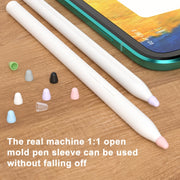For Xiaomi Stylus Pen 2 8pcs / Set Silicone Wear-resistant Stylus Nib Cover(Transparent)