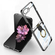For Samsung Galaxy Z Flip6 / Flip7 FE GKK Electroplating Phone Case with Ring(Black) - free shipping - PMC Jewellery - Order now!
